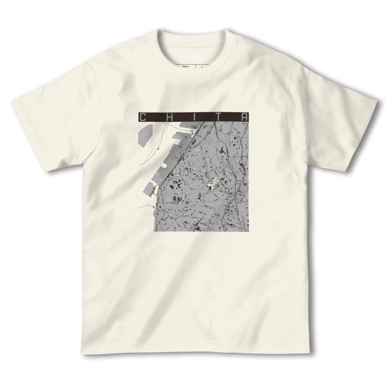 【知多（愛知県）】地図柄ヘビーウェイトTシャツ