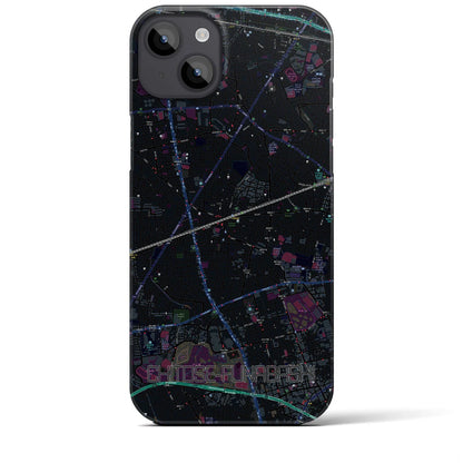 【千歳船橋（東京都）】地図柄iPhoneケース（バックカバータイプ）