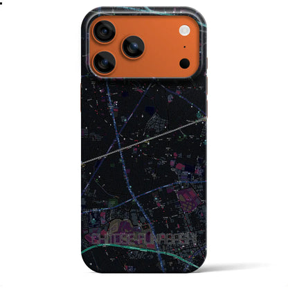 【千歳船橋（東京都）】地図柄iPhoneケース（バックカバータイプ）