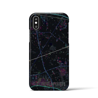 【千歳船橋（東京都）】地図柄iPhoneケース（バックカバータイプ）