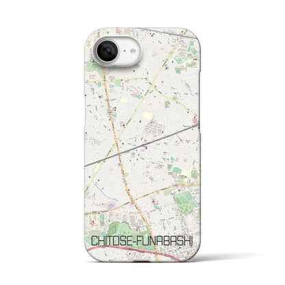 【千歳船橋（東京都）】地図柄iPhoneケース（バックカバータイプ）