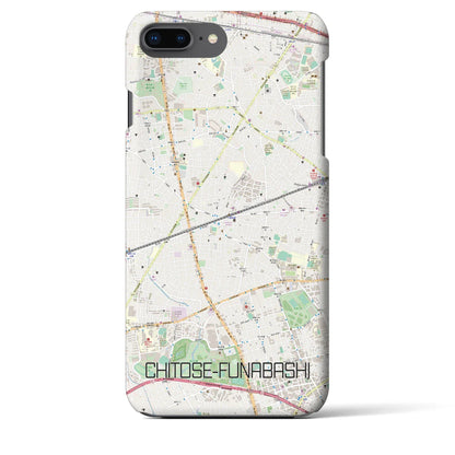 【千歳船橋（東京都）】地図柄iPhoneケース（バックカバータイプ）