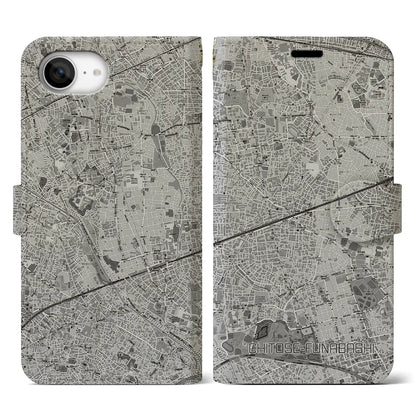 【千歳船橋（東京都）】地図柄iPhoneケース（手帳タイプ）