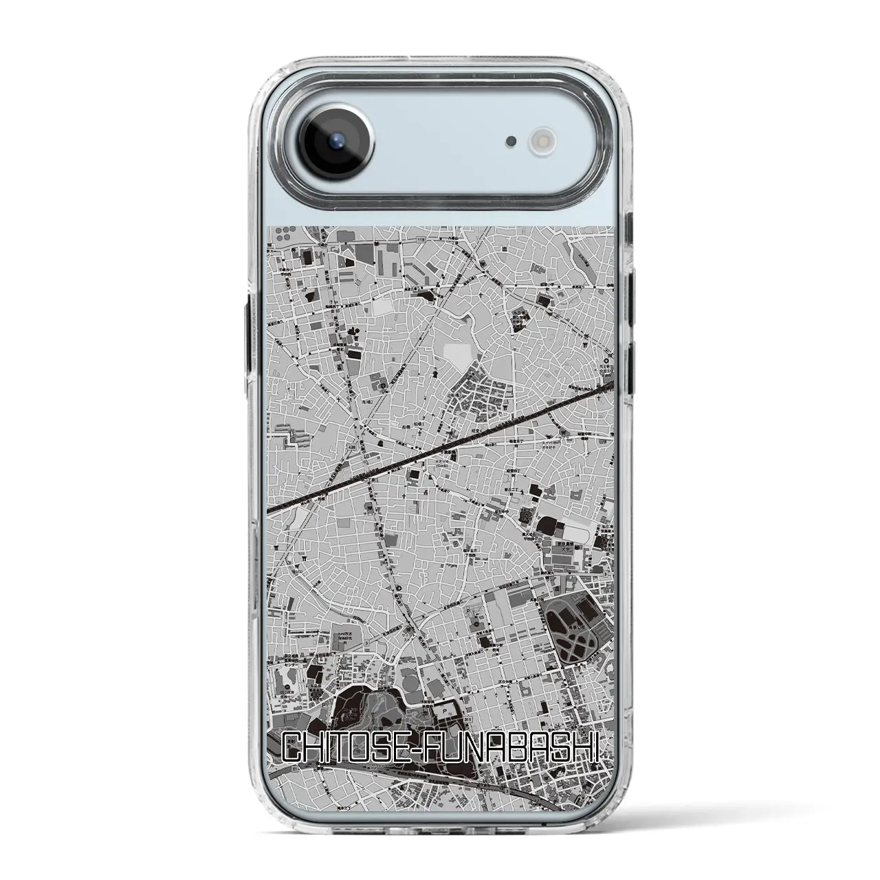 【千歳船橋（東京都）】地図柄iPhoneケース（MagSafeタイプ）