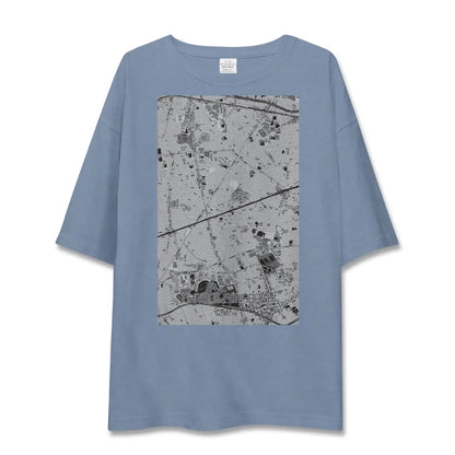 【千歳船橋（東京都）】地図柄ビッグシルエットTシャツ