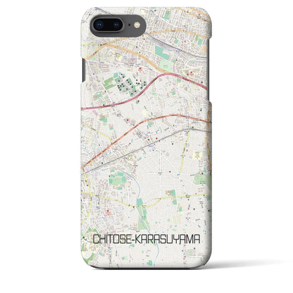 【千歳烏山（東京都）】地図柄iPhoneケース（バックカバータイプ）