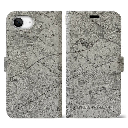 【千歳烏山（東京都）】地図柄iPhoneケース（手帳タイプ）