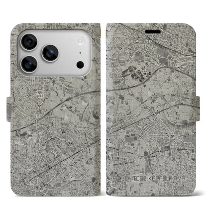 【千歳烏山（東京都）】地図柄iPhoneケース（手帳タイプ）