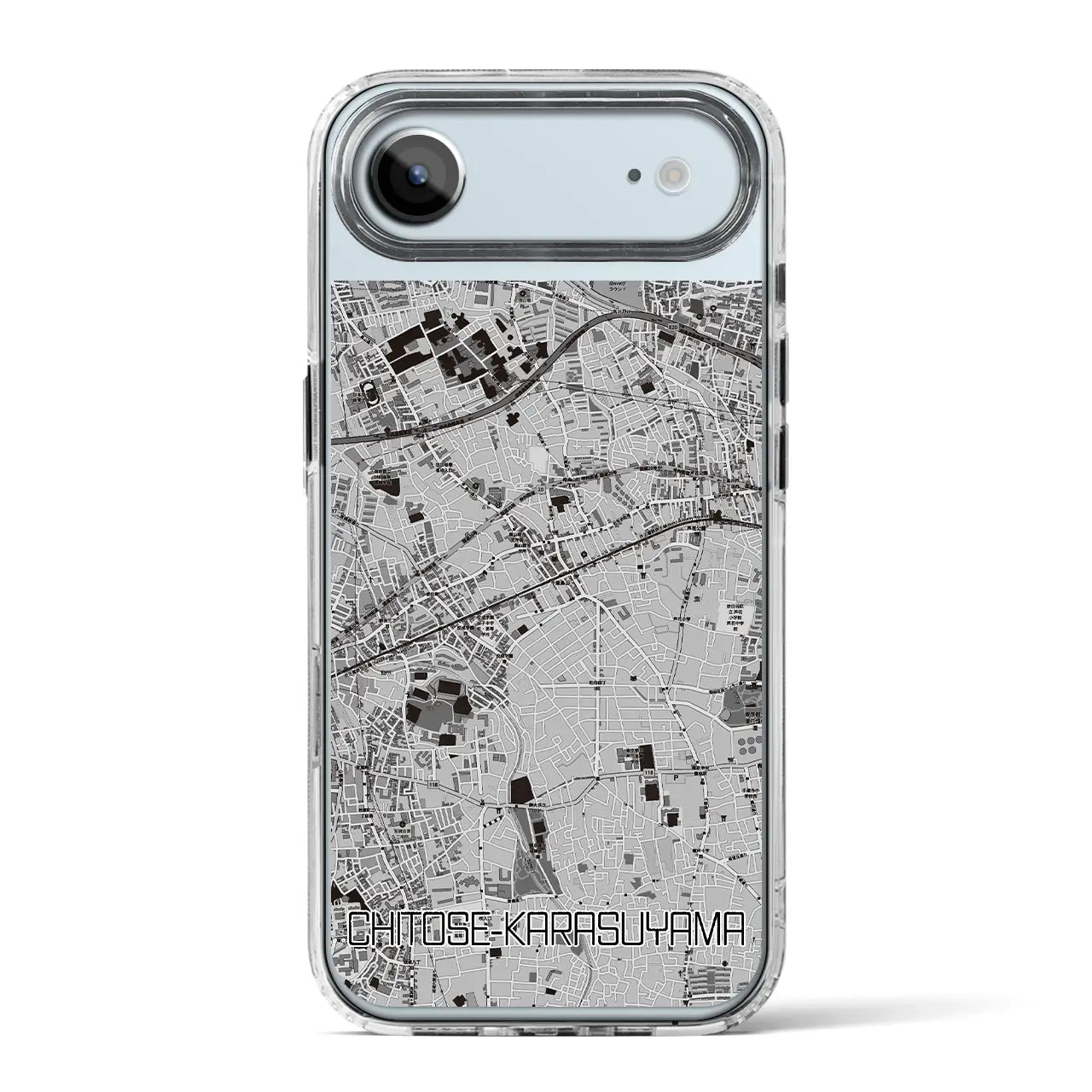 【千歳烏山（東京都）】地図柄iPhoneケース（MagSafeタイプ）