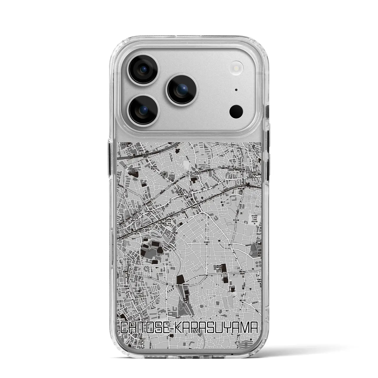 【千歳烏山（東京都）】地図柄iPhoneケース（MagSafeタイプ）