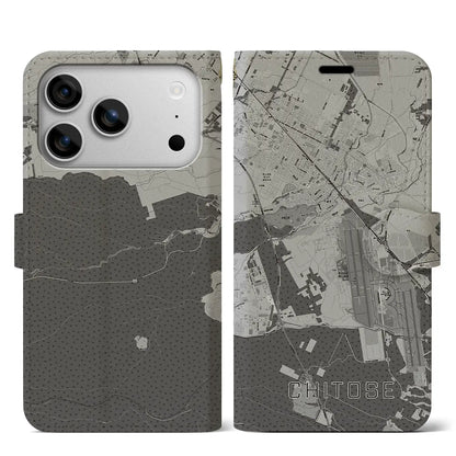 【千歳（北海道）】地図柄iPhoneケース（手帳タイプ）