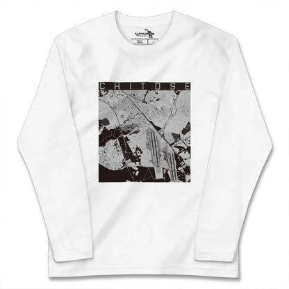【千歳（北海道）】地図柄ロングスリーブTシャツ