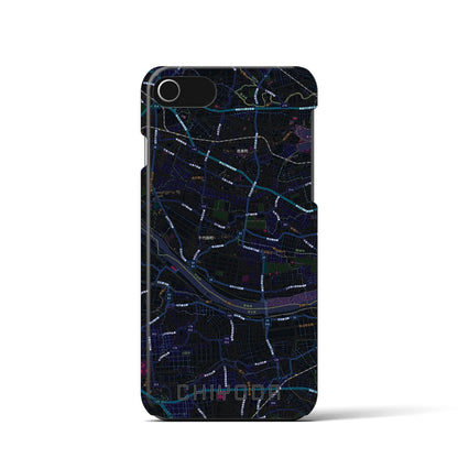 【千代田（群馬県）】地図柄iPhoneケース（バックカバータイプ）