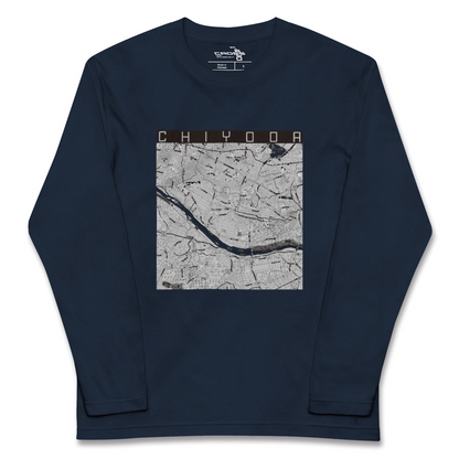 【千代田（群馬県）】地図柄ロングスリーブTシャツ