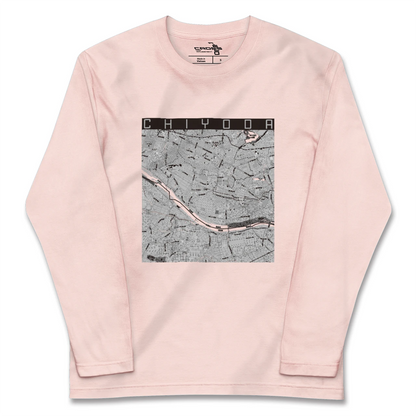 【千代田（群馬県）】地図柄ロングスリーブTシャツ