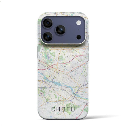 【調布2（東京都）】地図柄iPhoneケース（バックカバータイプ）