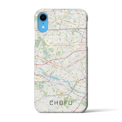 【調布2（東京都）】地図柄iPhoneケース（バックカバータイプ）