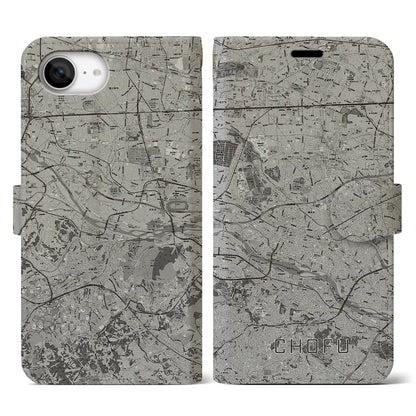 【調布2（東京都）】地図柄iPhoneケース（手帳タイプ）