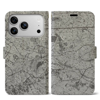 【調布2（東京都）】地図柄iPhoneケース（手帳タイプ）