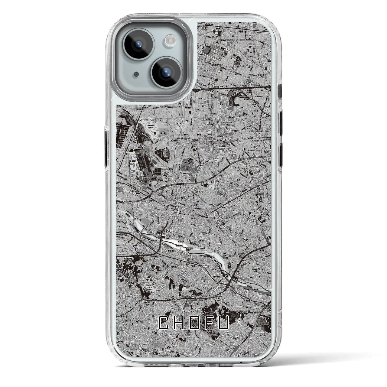 【調布2（東京都）】地図柄iPhoneケース（MagSafeタイプ）