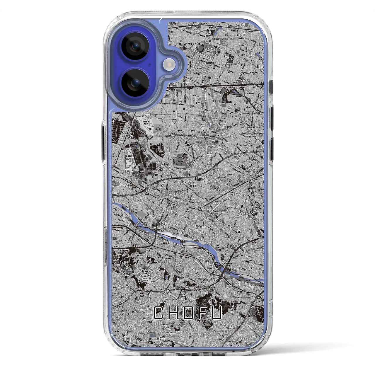 【調布2（東京都）】地図柄iPhoneケース（MagSafeタイプ）