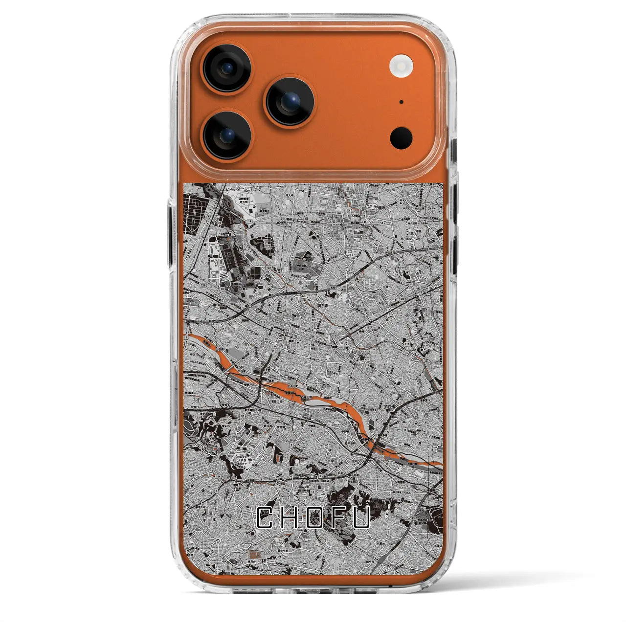 【調布2（東京都）】地図柄iPhoneケース（MagSafeタイプ）