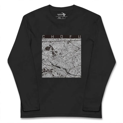 【調布2（東京都）】地図柄ロングスリーブTシャツ