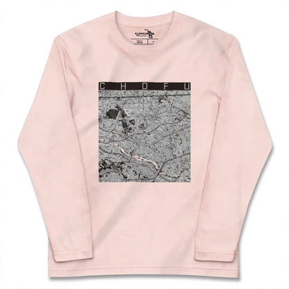 【調布2（東京都）】地図柄ロングスリーブTシャツ