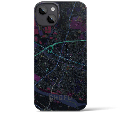 【調布（東京都）】地図柄iPhoneケース（バックカバータイプ）