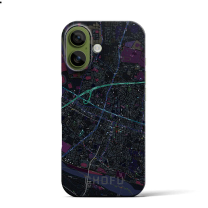 【調布（東京都）】地図柄iPhoneケース（バックカバータイプ）