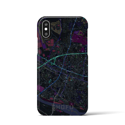 【調布（東京都）】地図柄iPhoneケース（バックカバータイプ）