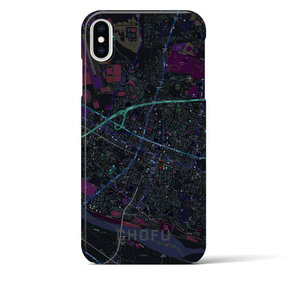 【調布（東京都）】地図柄iPhoneケース（バックカバータイプ）