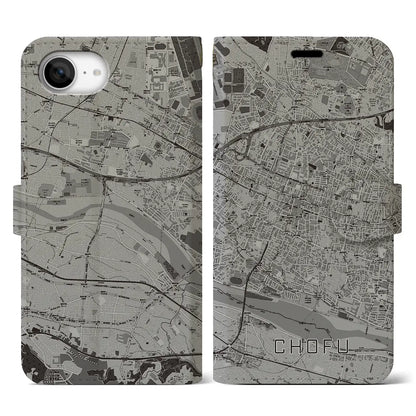 【調布（東京都）】地図柄iPhoneケース（手帳タイプ）