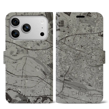 【調布（東京都）】地図柄iPhoneケース（手帳タイプ）