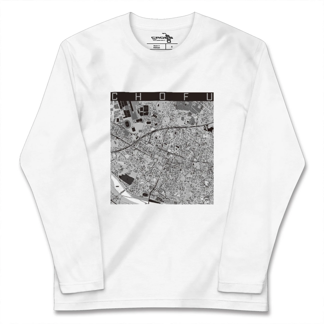 【調布(東京都)】地図柄ロングスリーブTシャツ