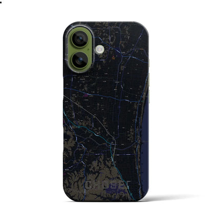 【長生（千葉県）】地図柄iPhoneケース（バックカバータイプ）