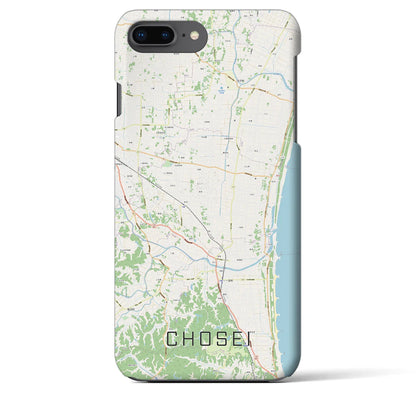 【長生（千葉県）】地図柄iPhoneケース（バックカバータイプ）