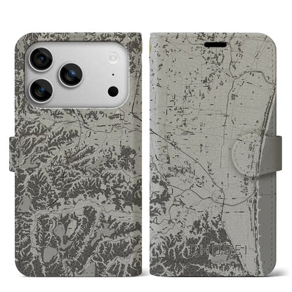 【長生（千葉県）】地図柄iPhoneケース（手帳タイプ）