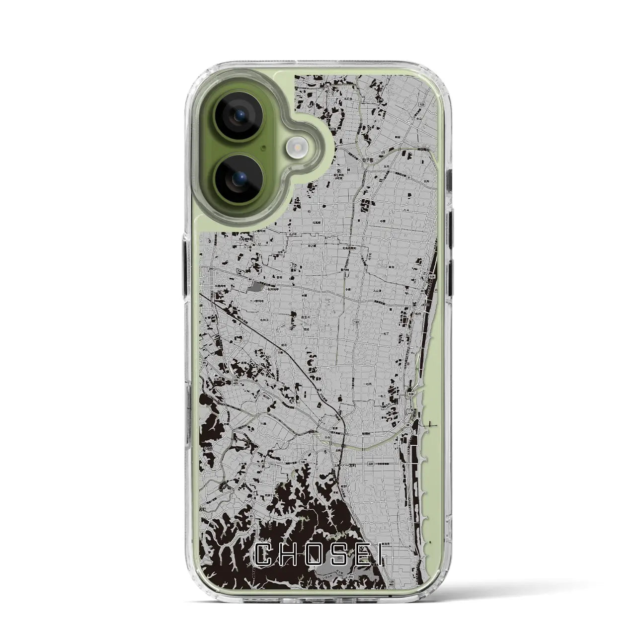 【長生（千葉県）】地図柄iPhoneケース（MagSafeタイプ）