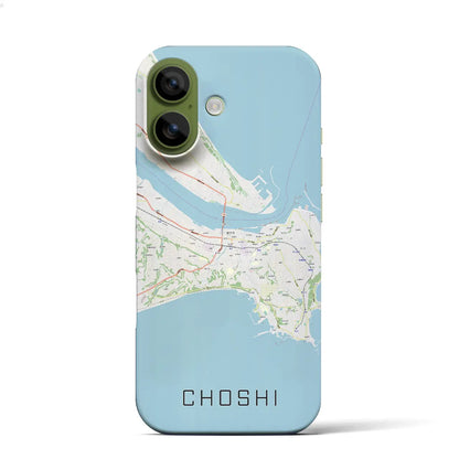 【銚子（千葉県）】地図柄iPhoneケース（バックカバータイプ）