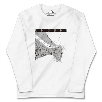 【銚子（千葉県）】地図柄ロングスリーブTシャツ