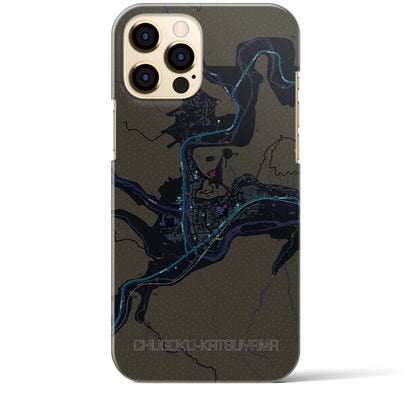 【中国勝山（岡山県）】地図柄iPhoneケース（バックカバータイプ）