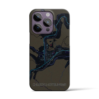 【中国勝山（岡山県）】地図柄iPhoneケース（バックカバータイプ）