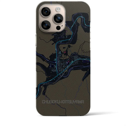 【中国勝山（岡山県）】地図柄iPhoneケース（バックカバータイプ）