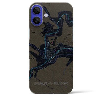 【中国勝山（岡山県）】地図柄iPhoneケース（バックカバータイプ）