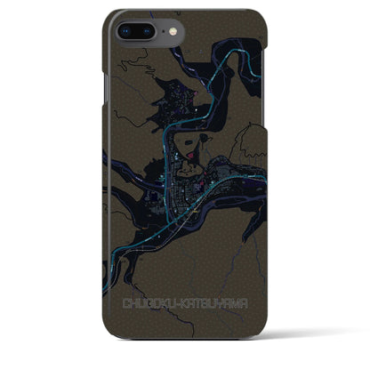 【中国勝山（岡山県）】地図柄iPhoneケース（バックカバータイプ）