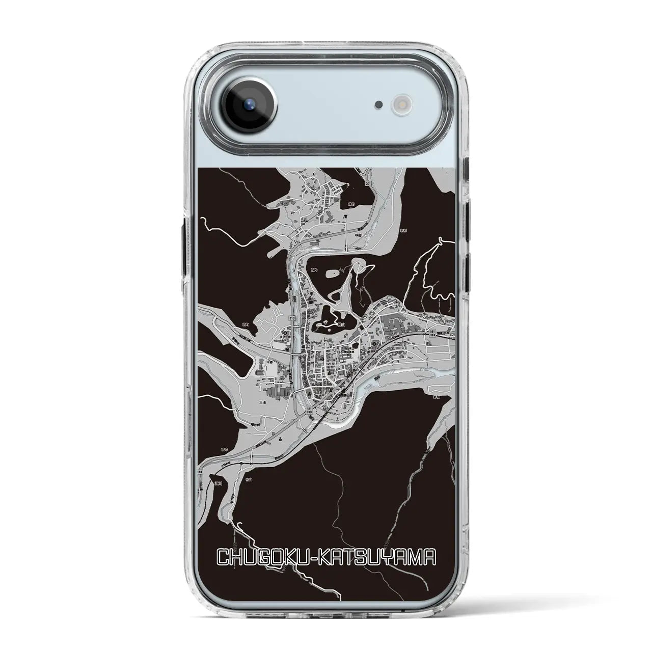 【中国勝山（岡山県）】地図柄iPhoneケース（MagSafeタイプ）