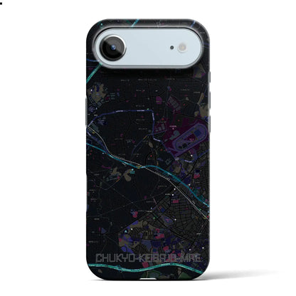 【中京競馬場前（愛知県）】地図柄iPhoneケース（バックカバータイプ）