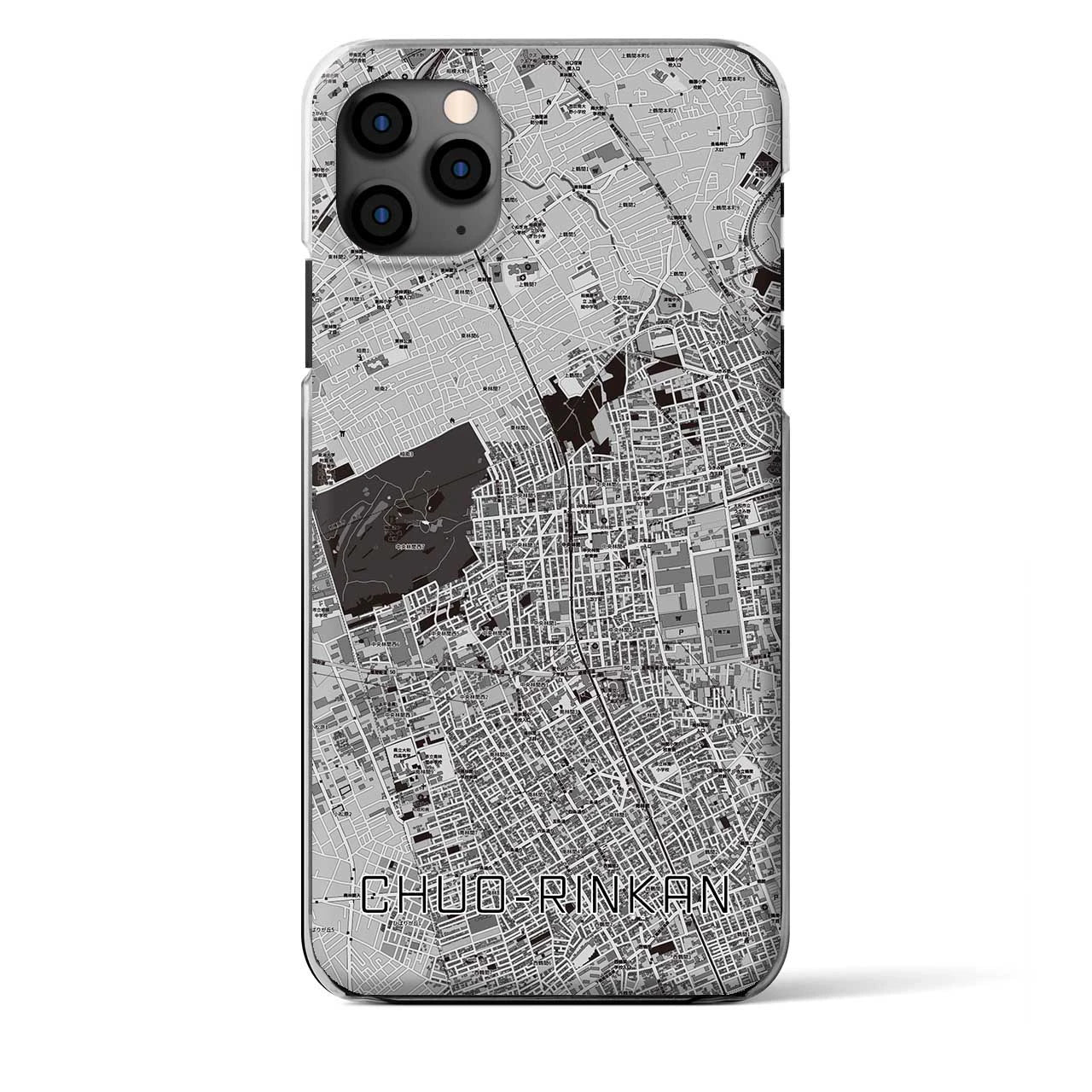 【中央林間（神奈川県）】地図柄iPhoneケース（クリアタイプ）