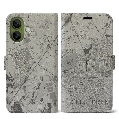 【中央林間（神奈川県）】地図柄iPhoneケース（手帳タイプ）